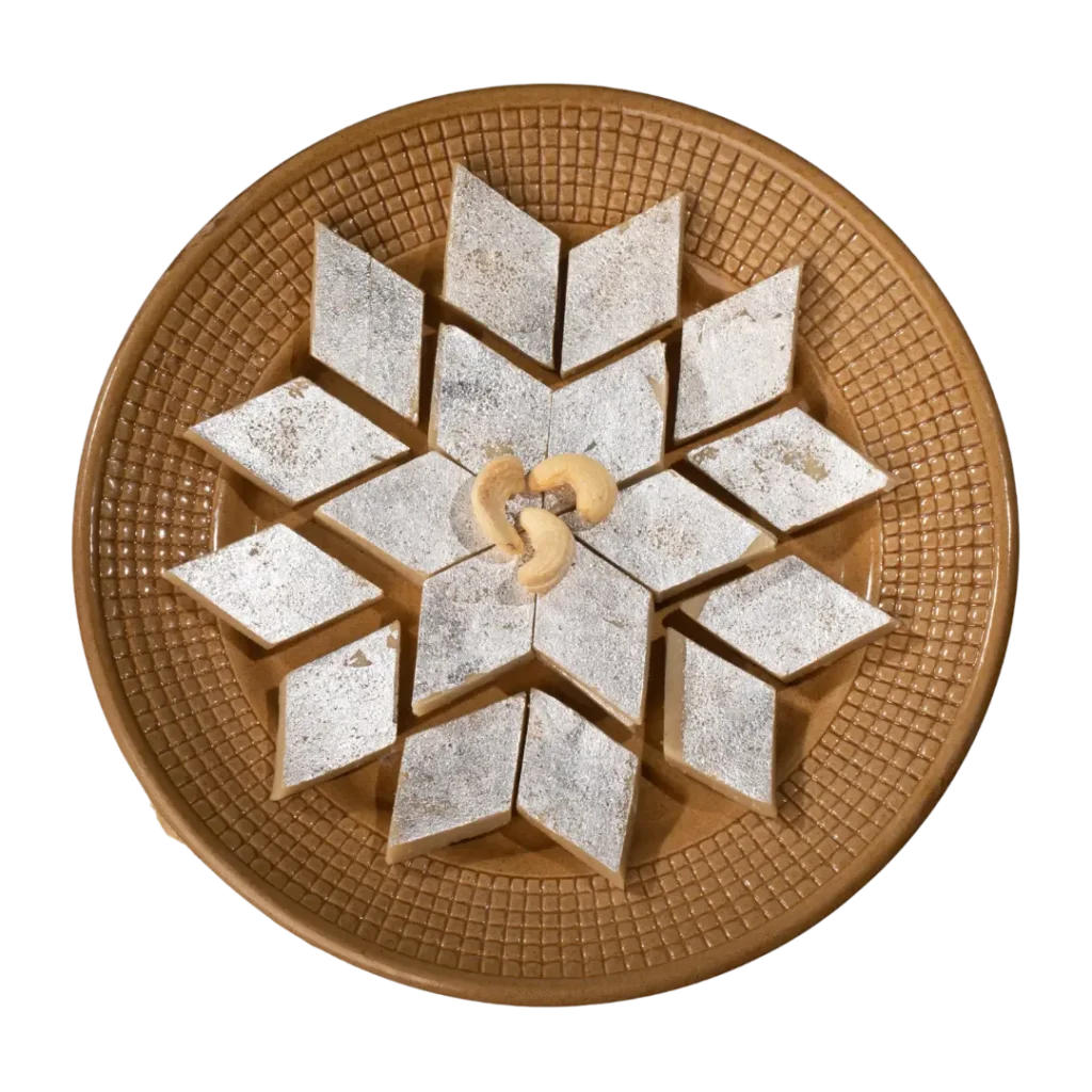 North indian sweet Kaju Katli